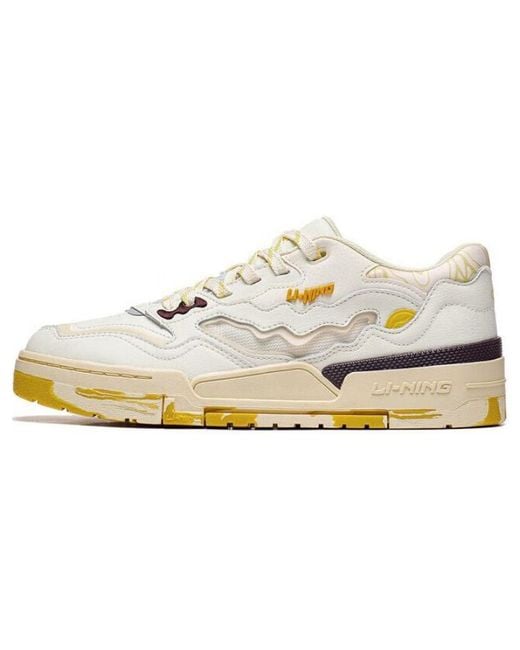 Li-ning White 001 Btc Prm Comfy Shoes for men