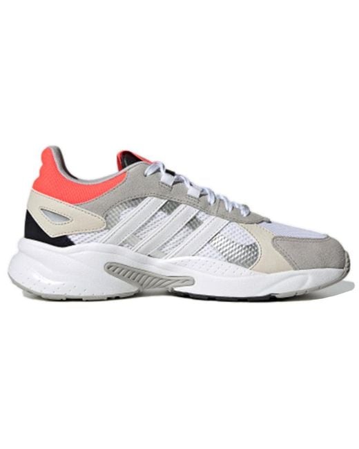Adidas White Crazychaos Shadow Fluo' for men