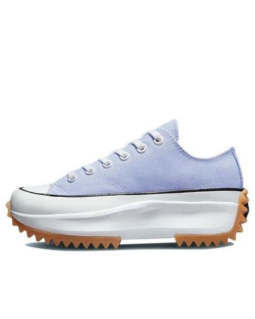 Converse Blue Run Star Hike Platform Low 'Serene Sapphire Gum' for men