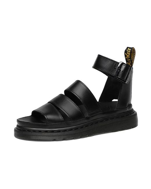 Dr. Martens Black (Wmns) Vintage Platform Hollowed Sandal