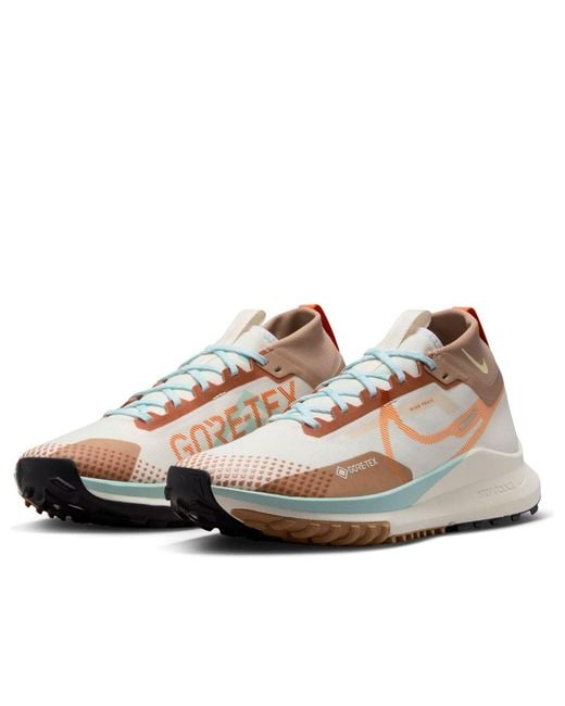 Nike Natural Pegasus Trail 4 Gore-Tex 'Pale Ivory Bright Mandarin' for men