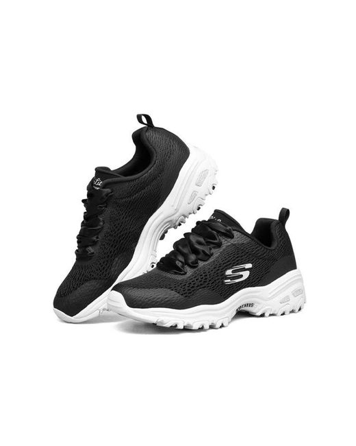 Skechers Black (Wmns) D'Lites 1.0 Gs