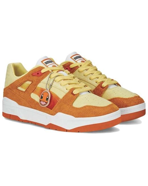 PUMA Orange Pokmon X Slipstream Lo 'Charmander' for men