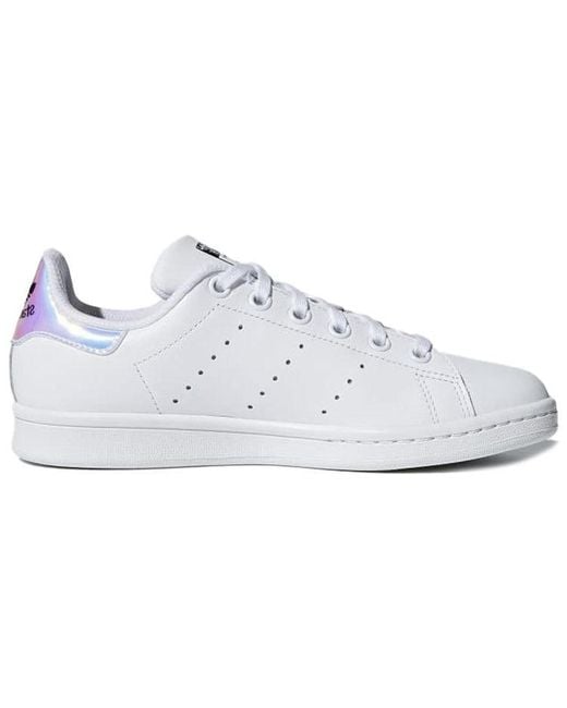 Adidas White Stan Smith J 'Iridescent' for men
