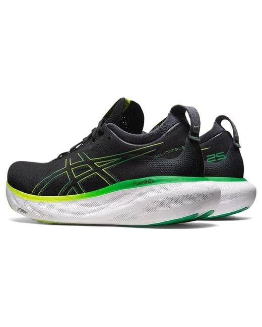Asics Brown Gel-Nimbus 25 Lime Zest' for men