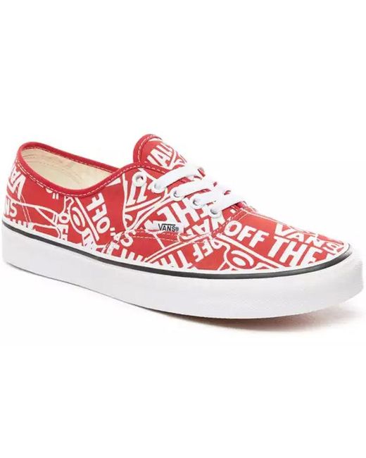 Vans Red Authentic 'Otw Repeat' for men