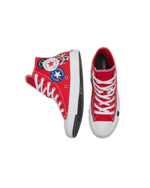 Converse Red Chuck Taylor All Star High 'Logo Play for men