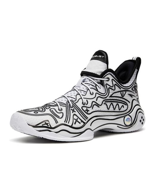 Anta Black Shock Wave 4 Pro 'Dimension' for men