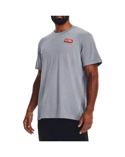 Under Armour Gray Heavyweight T-Shirt for men