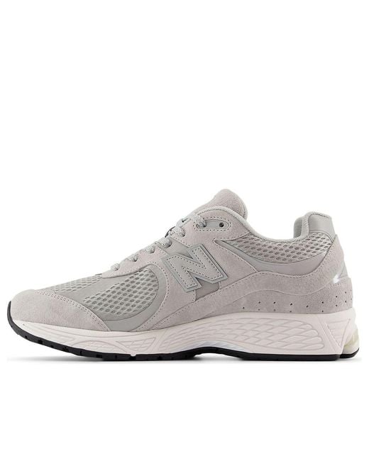 New Balance White 2002R 'Raincloud Metallic' for men