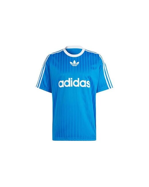 Adidas Blue Adicolor Tee Asia Sizing for men