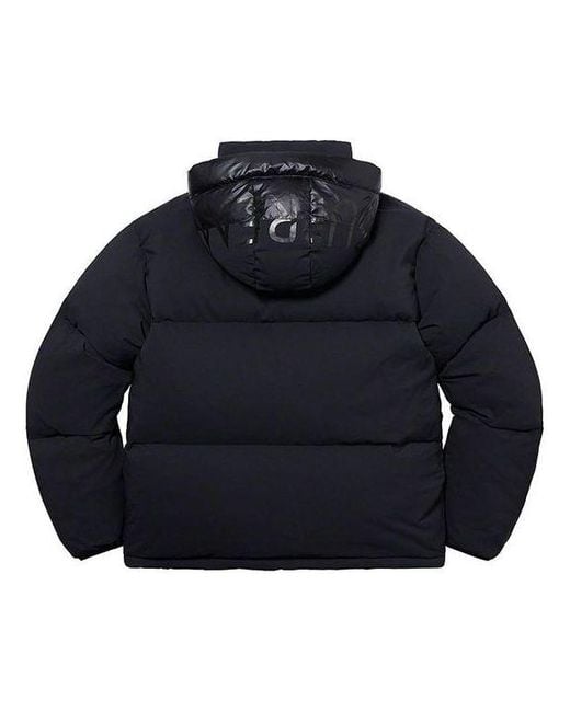 Supreme Black Featherweight Down Jacket for men