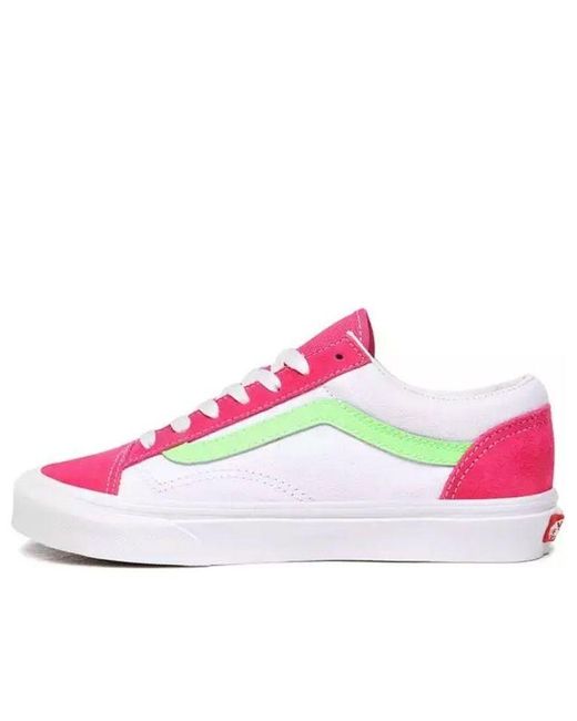 Vans White Style 36 Retro Sport 'Fuchsia' for men