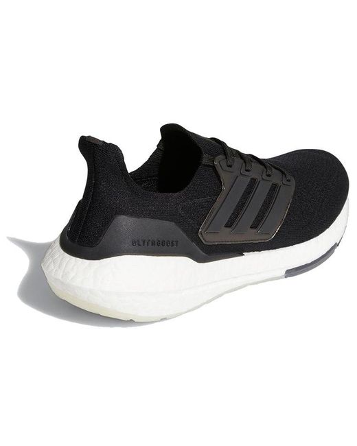 Adidas Black Ultraboost 21 'Core' for men