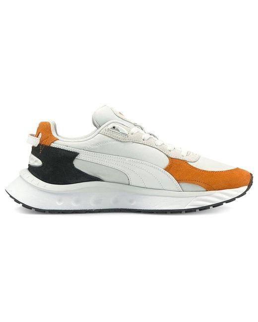 PUMA White Wild Rider Rollin Vibrant' for men