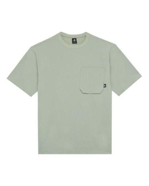 New Balance Green Logo Crew Neck Tee 'Lime' for men
