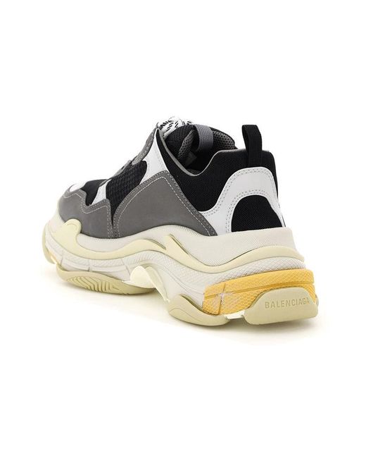 Balenciaga Gray Triple S Sneaker for men