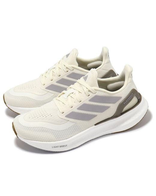 Adidas White (Wmns) Pureboost 5 'Core Glory Cyber Metallic'