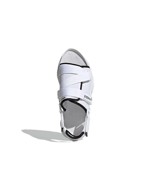 Adidas White Originals Ozweego Sandal Minimalistic Sandals for men