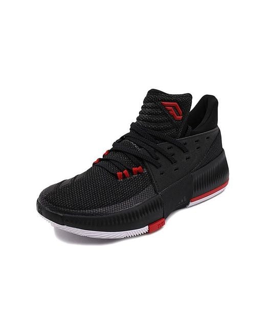 Adidas Dame 3 Black/red for men