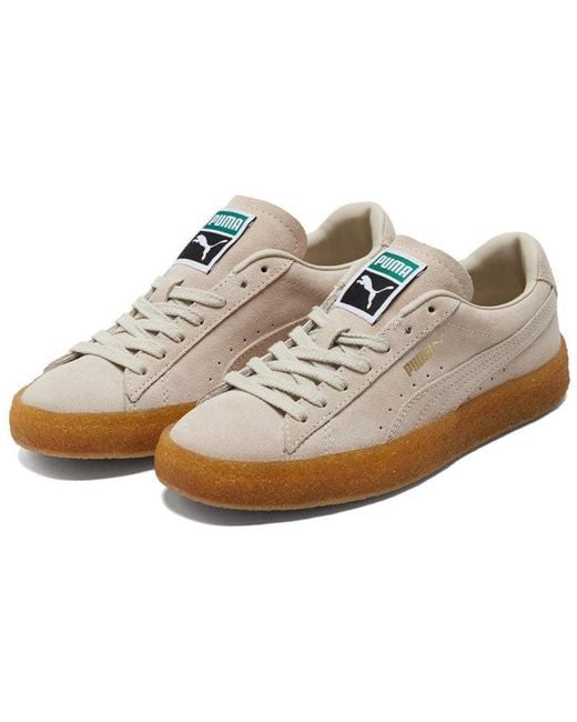 PUMA Brown Suede Crepe 'Peyote' for men