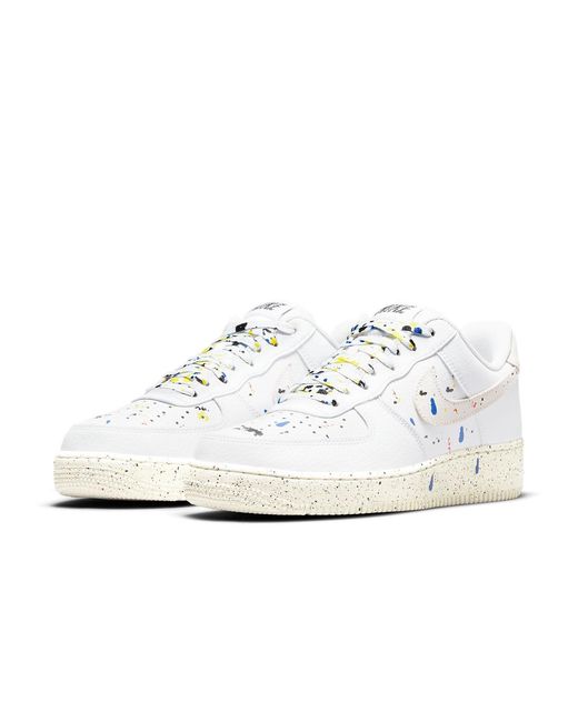 Nike White Air Force 1 '07 Lv8 'Paint Splatter' for men