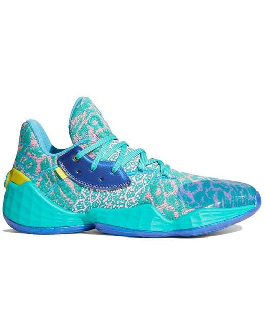 Adidas Blue Harden Volume 4 Gca 'Shock Mint' for men