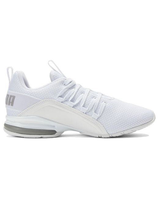 PUMA White Axelion Refresh Sneakers for men