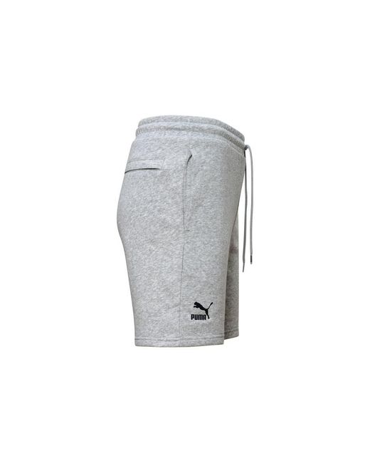 PUMA Gray Essential Sweat Shorts for men