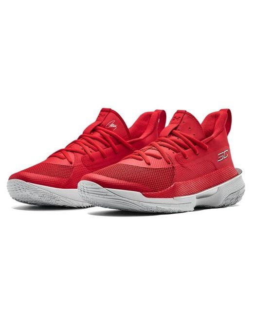 Under Armour Red Curry 7 Team for men