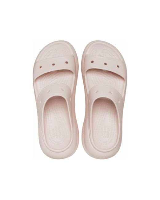 CROCSTM Pink (Wmns) Classic Crush Sandals