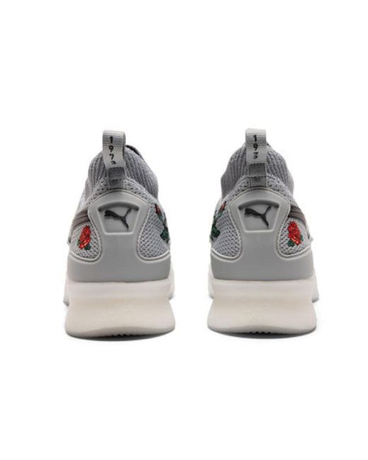 PUMA Gray Clyde Court 'Roses' for men