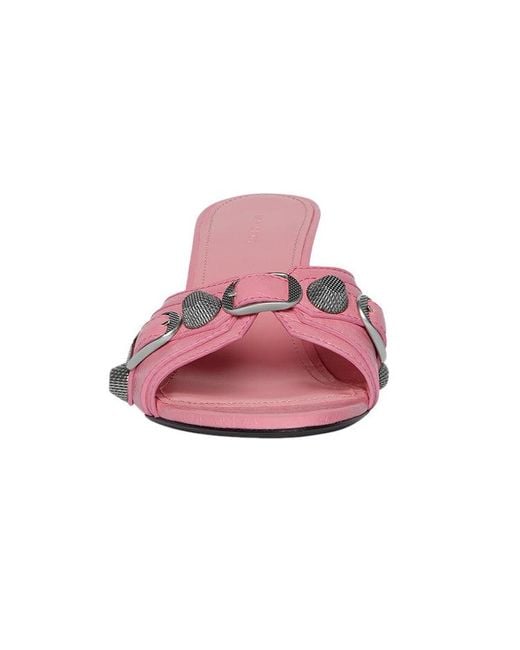 Balenciaga Pink Cagole Mules