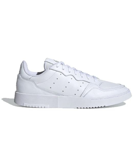 Adidas White Supercourt 'Triple Cloud' for men