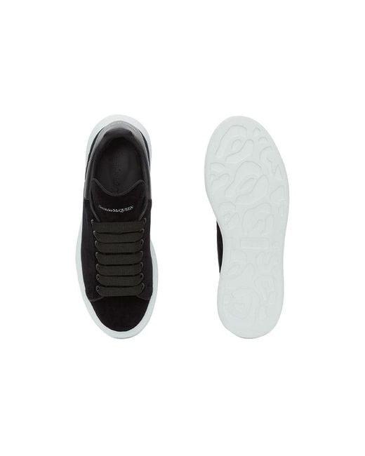 McQueen Black (Wmns) Oversized Sneaker 'Smooth'