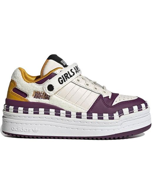 Adidas White (Wmns) Girls Are Awesome X Triple Platforum Low Beauty'