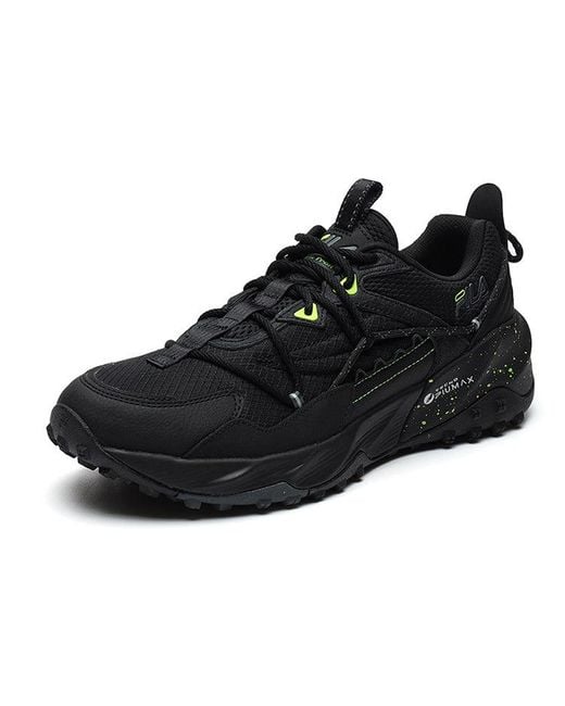 Fila Black Outdoor Runner Low for men
