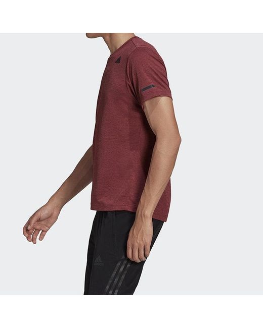 Adidas Red Chill Tee M Sports Short Sleeve for men