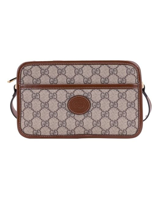 Gucci Brown (Wmns) Mini Bag With Interlocking G