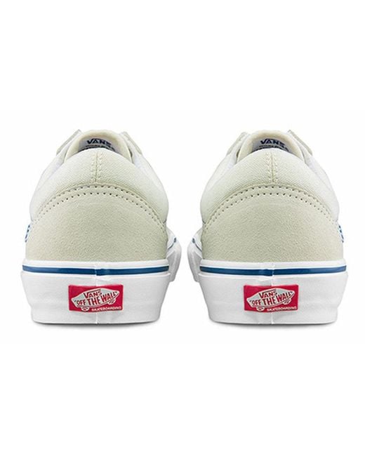 Vans White Skate Old Skool 'Checkerboard for men