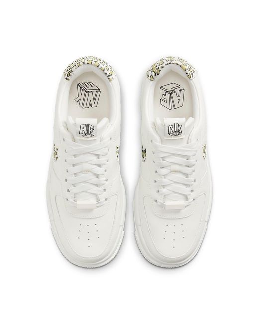 Nike White (Wmns) Air Force 1 Pixel Se 'Leopard'
