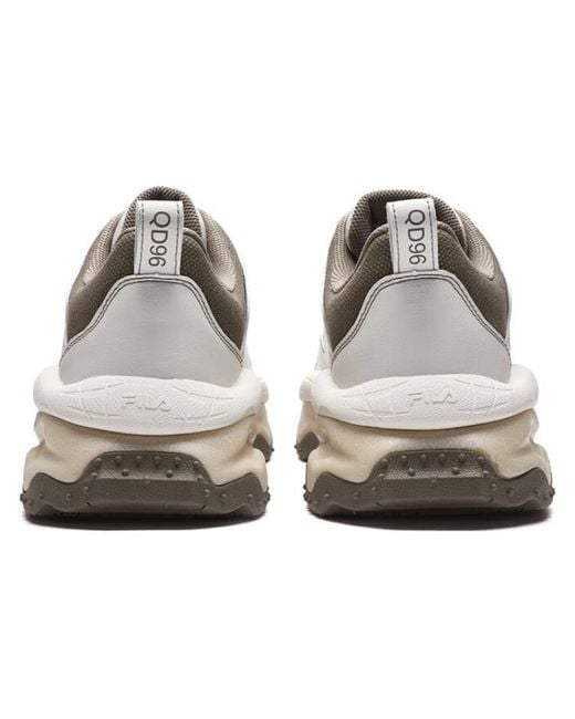 Fila White Qd96 Athletic Shoes for men
