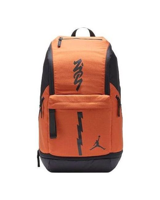 Nike Orange Zion Backpack for men