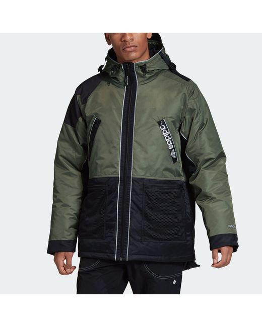 Adidas Green Originals Down Jacket for men