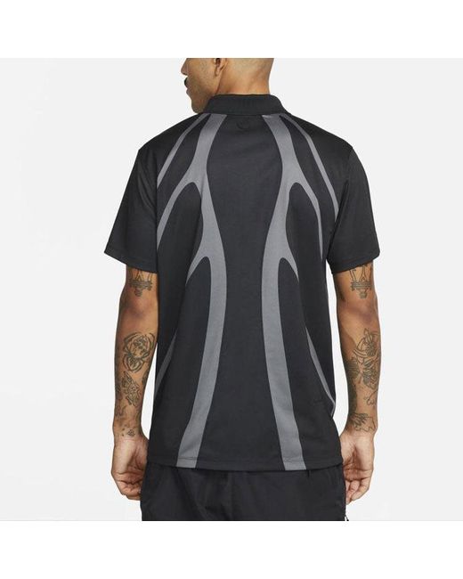 Nike X Drake Crossover Nocta Golf Series Sports Short Sleeve Polo Shirt Asia Edition Black for men