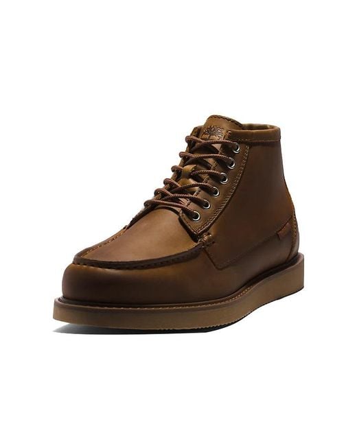 Timberland Brown Newmarket Ii Moc Toe Chukka Boots Nubuck' for men