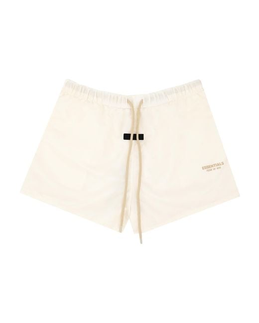 Fear Of God Natural Fw23 Running Shorts 'Cloud Dancer' for men