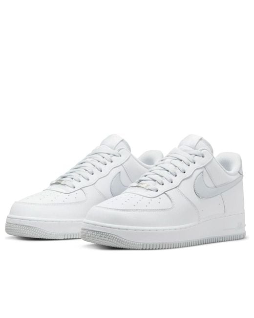 Nike White Air Force 1 Low 'Pure Platinum' for men