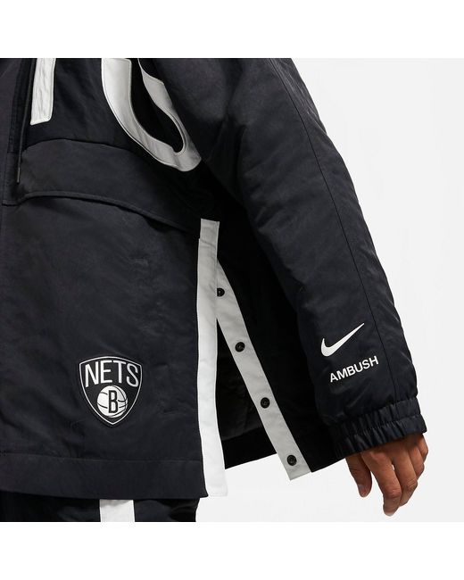 Nike Black (Wmns) X Ambush Nba Collection Nets Jacket Asia Sizing