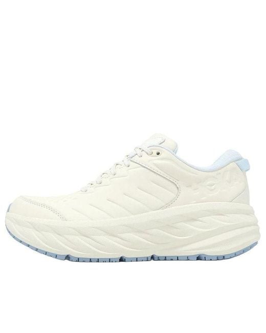 Hoka One One White Bondi Sr 'Alabaster Overcast' for men